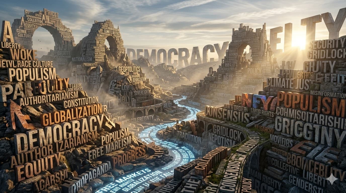 Political debate illustration